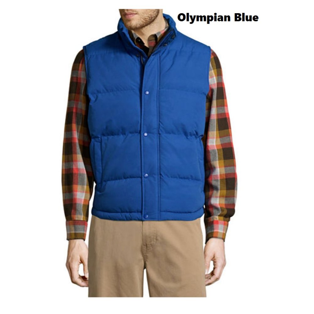 Men's Puffer Vest St John's Bay size S M L XL NEW - Picture 8 of 9